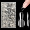Pack of 500 False Nails Nail Tips, Acrylic False Artificial