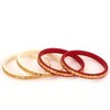 Meenakshi imitation Indian Traditional Women's Ethnic Gold-Plated Sakha Pola Bangles