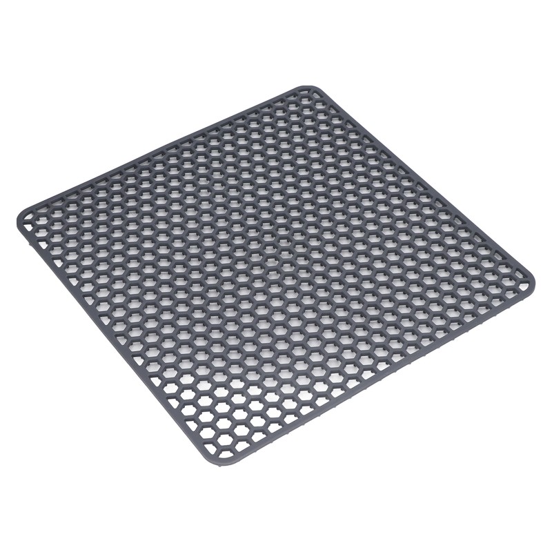 Sink Mat Silicone Durable Grid Design Anti Slip Sink Protection