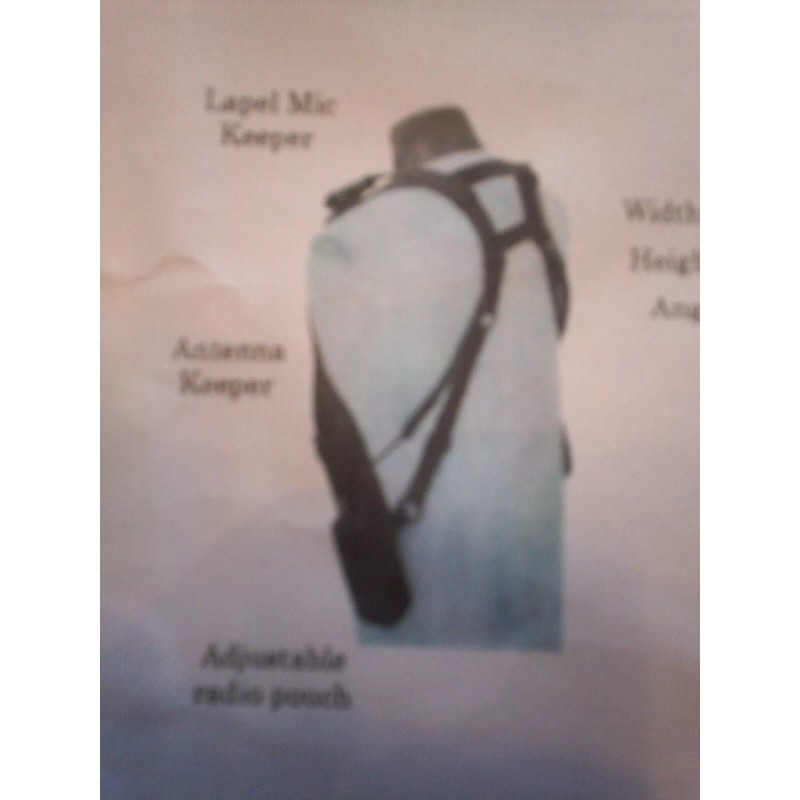 Holsterguy Universal double Radio Shoulder Holster, USH 300- D, Dual