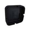 Black Silicone Square Ashtray - High-Temperature Resistant with Four Cigar