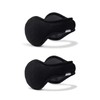 180s Fleece Behind-the-Head Earmuffs (Black, 2)