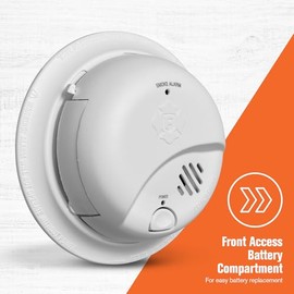 FIRST ALERT First Alert SMI100, Battery-Operated Smoke Alarm, 2-Pack