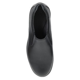 Dansko Thomas Stylish Slip-On Sneaker for Men - Supportive and Stable Footbed for All-Day Comfort - Wipe-Clean Leathers and Slip-Resistant Rubber Outsoles Black Waterproof 9.5-10 M US