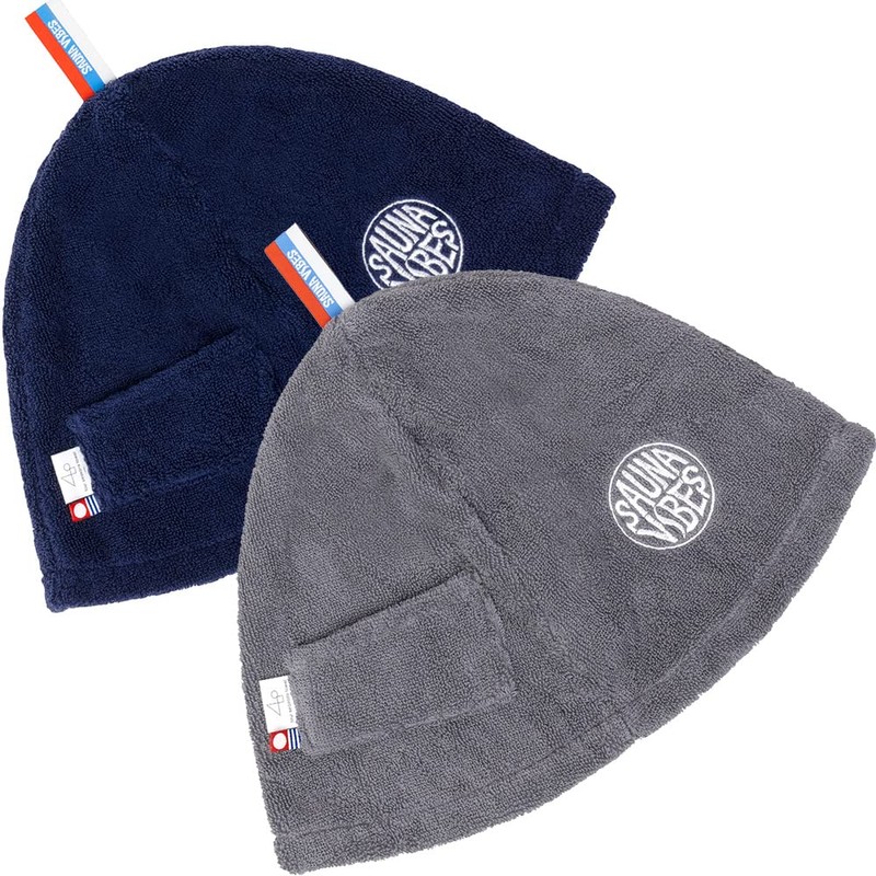 SAUNA VIBES Sauna Hat, Set of 2 Colors, Popular with