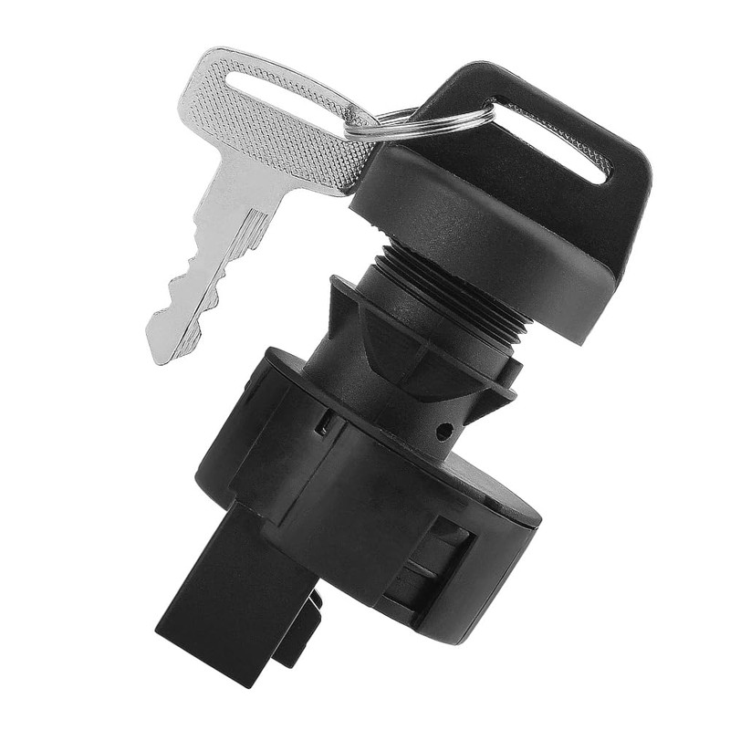 Replace 4012166 YINNCKE Ignition Key Switch 4 Position Off-Run-Light On-Start