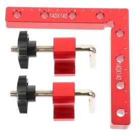 Operitacx 1 Set Woodworking Right Angle Clamp Durable Aluminum Alloy Corner Clamps for Accurate Positioning DIY Projects for Cabinets and Frames