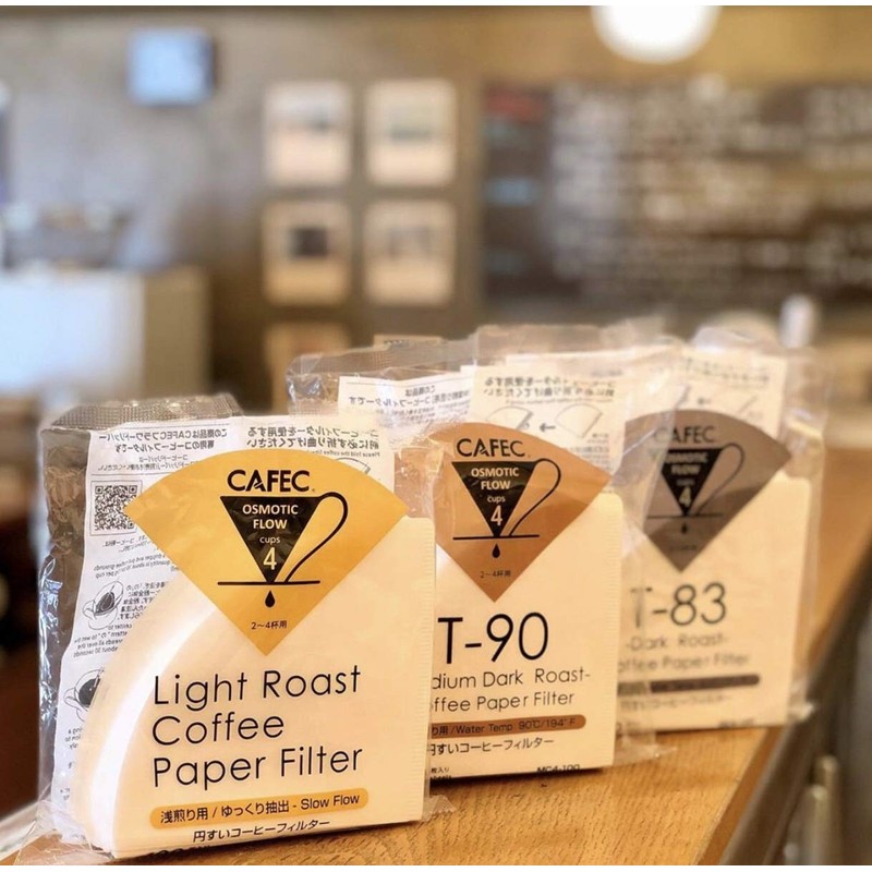 CAFEC Coffee Paper Filter Roasting Type (Dark Roast 1 Cup)