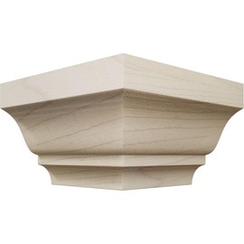 1 5/8"P x 2 3/8"H WM52 Americraft Solid Hardwood Stain Grade MiterLink Crown Moulding Outside Corner, Maple (Matches Moulding MLDW01X03WM52MA)