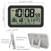 Lancoon Touch Screen Alarm Clock with Backlight, Temperature and Humidity,