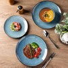 AmorArc Ceramic Dinnerware Sets for 4, 12 Pieces Handpainted Plates