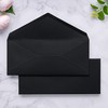 50 Pack #10 Business Envelopes, Black 4.13 x 9.49'' Envelopes