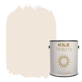 KILZ TRIBUTE Paint & Primer, Interior, Eggshell, Champagne White, 1 Gallon