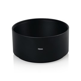 DS. DISTINCTIVE STYLE Screw in Metal Lens Hood for Lens (38mm x 72mm)