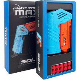 DART ZONE Max Solo Pro Foam Dart Blaster Pistol 120 FPS Single-Shot New Toy Gift