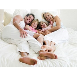 Luxurious Finish Comfortable Sleeper Sofa Bed Sheets Set, Egyptian Cotton - Solid Navy Blue ( Queen Size 60"x74"x 5" )