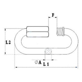 MarineNow Stainless Steel 316 Quick Link Chain Connector Marine Grade 06mm (1/4"), 10-Pack