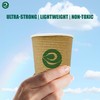 ECO SOUL Compostable Ripple cups (50, 8 Oz)