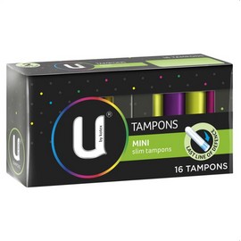 Kotex U by Kotex Slim Tampons Mini 16 Pack