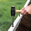 VEVOR 16-Inch 16 Pack Rebar Stakes Straight Galvanized Steel Ground