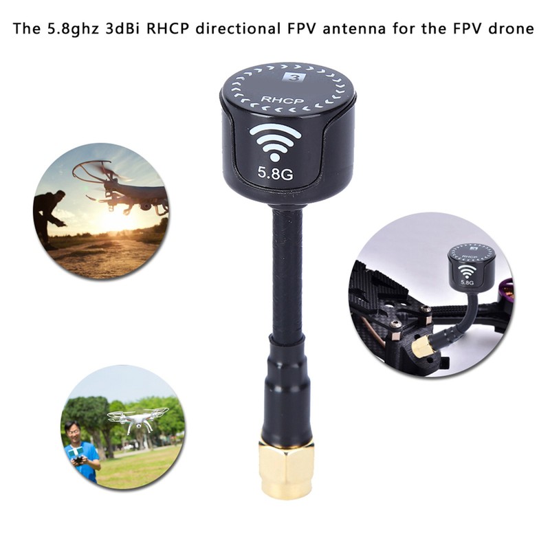 5.8Ghz 3dBi RHCP High Gain Antenna for FPV Racing Drone