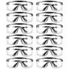 Jicyor 12 Pack Safety Glasses Scratch Resistant Antifog Impact Resistant