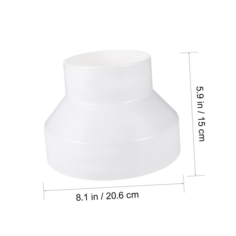 Mobestech Abs Exhaust Reducer Adapter Ventilation Hose Connector PVC Reducer