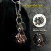 Haxtec Mini Metal DND Dice Set with Copper Hollow D20