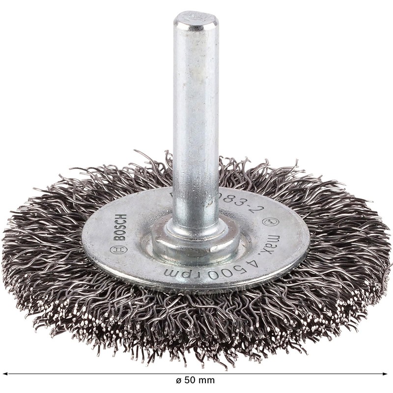 Bosch 2608622112 Wire Wheel, Silver, 30 mm