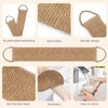 GoldOars Back Scrubber for Shower Bamboo Fibre Exfoliating Scrubber Sponge