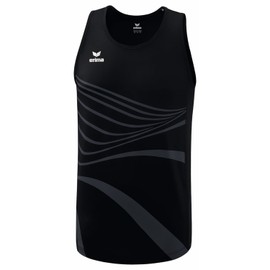 Erima Canotta Funzionale Racing 2.0 Singlet, Nero, 164 Unisex - Bambini e Ragazzi