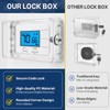 Pihode Thermostat Lock Box with Combination Lock, Universal Keyless Large