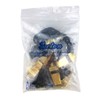 yueton Copper Loud Sport Coach Emergency Whistles with Lanyard, Pack
