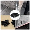 Pack of 50 Plastic Rivets, Expansion Rivets 6 mm, Plastic