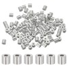 sourcing map 1/16"(1mm) Aluminum Crimping Loop Sleeve, Wire Rope Stop