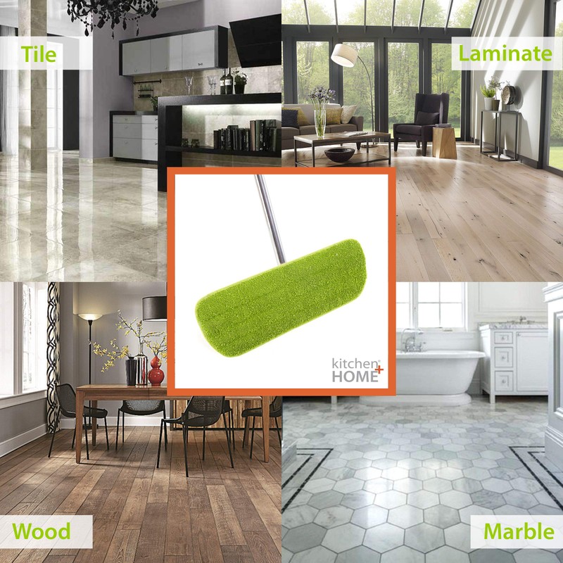 Kitchen + Home Microfiber Mop Pads - 16" Microfiber Wet