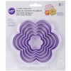 Wilton Nesting Plastic Cookie Cutter Set, Flowers, 6-Pack