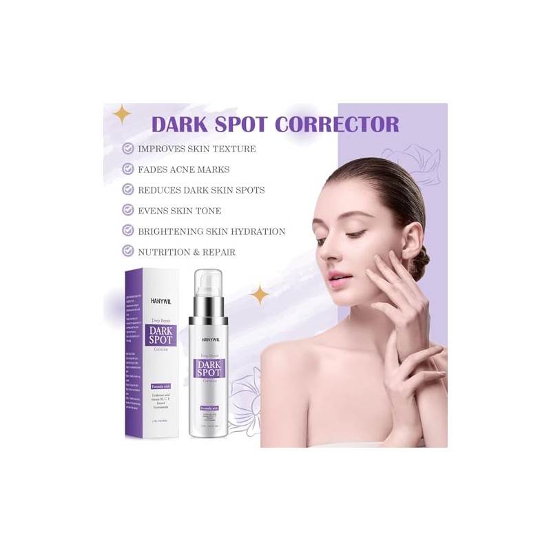 Crema correctora de manchas oscuras para rostro y cuerpo, crema