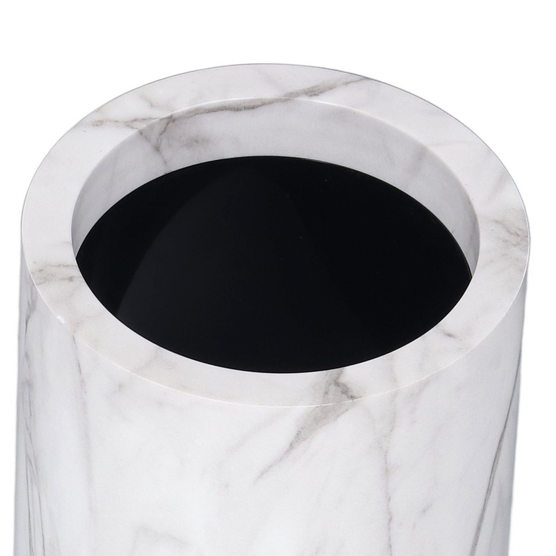 Marble Pattern Pen Holder Beautiful Marble Pattern Anti Slip ABS
