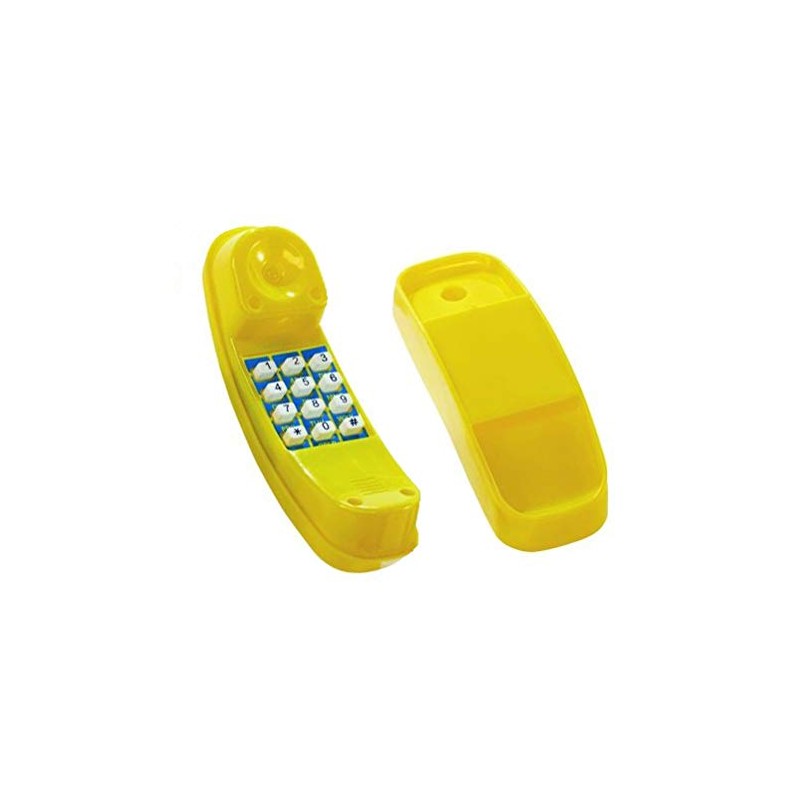 WICKEY Telephone Play Phone Children's Phone Dummy Phone Yellow 21