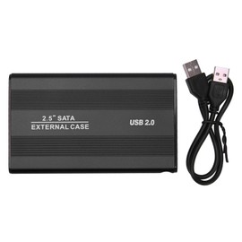 External Hard Drive 2.5 Inch Slim USB 2.0 High Speed Plug and Play Mobile Hard Disk for Computer PC Travel Black 320GB