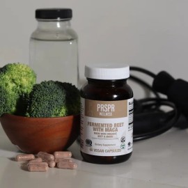 Fermented Beetroot & Maca Root Capsules for Energy, Stamina & Hormonal Balance | 60 Vegetarian Capsules