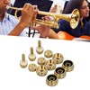 12 Pcs Set Trumpet Valve Finger Button Cap and Rod