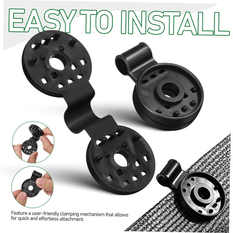 Outanaya 50pcs Heavy Duty Shade Cover Clips for Garden Netting