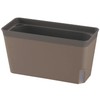 Richell 700962 Mielno Plus Planter 27 Type N Dark Brown