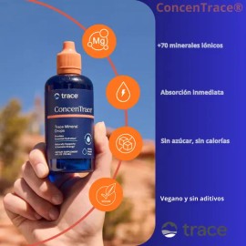 Trace Minerals ConcenTrace Gotas Minerales Magnesio Potasio Sin Sabor 237ml