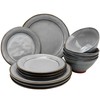 Gibson Dinnerware Set 12 Pieces, Multi Color