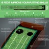 Eleko Meyar Golf Putting Mat, Portable Indoor Putting Green, includes