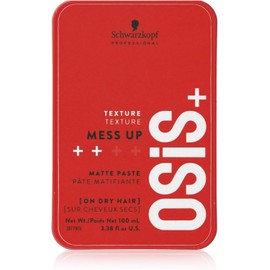 Schwarzkopf Professional OSIS - Mess Up Cera Moldeadora 100 ml, Fijación Flexible y Media, para Peinados de Cabello Corto y Despeinados, Pasta Mate, Textura Seca