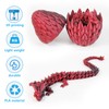 Cuanvitch 3D Printed Dragon Egg Toy 12" Crystal Articulated Dragon